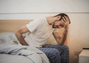 person going through withdrawal